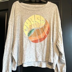 Chaser, made to look worn, long sleeved t shirt.